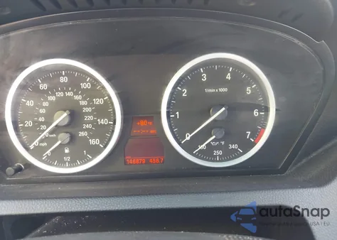 2008 BMW 650I из США, поврежденный, VIN WBAEB53578CX63760